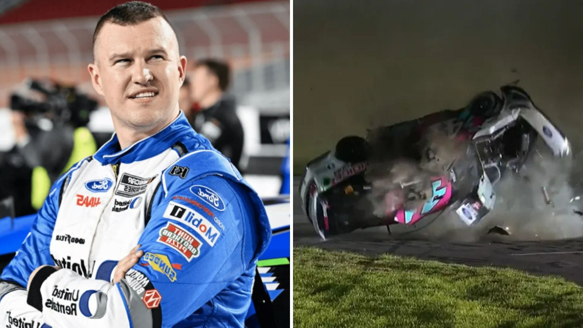 Brutal accidente en Nascar Cup: Vehículo voló  por el aire y dio más de 10 vueltas