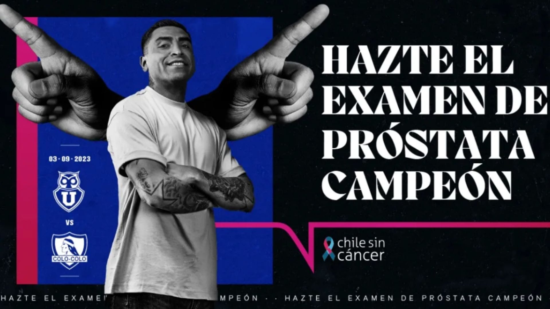 “Hazte el examen de próstata campeón”: La campaña que tiene como figura a Gonzalo Jara