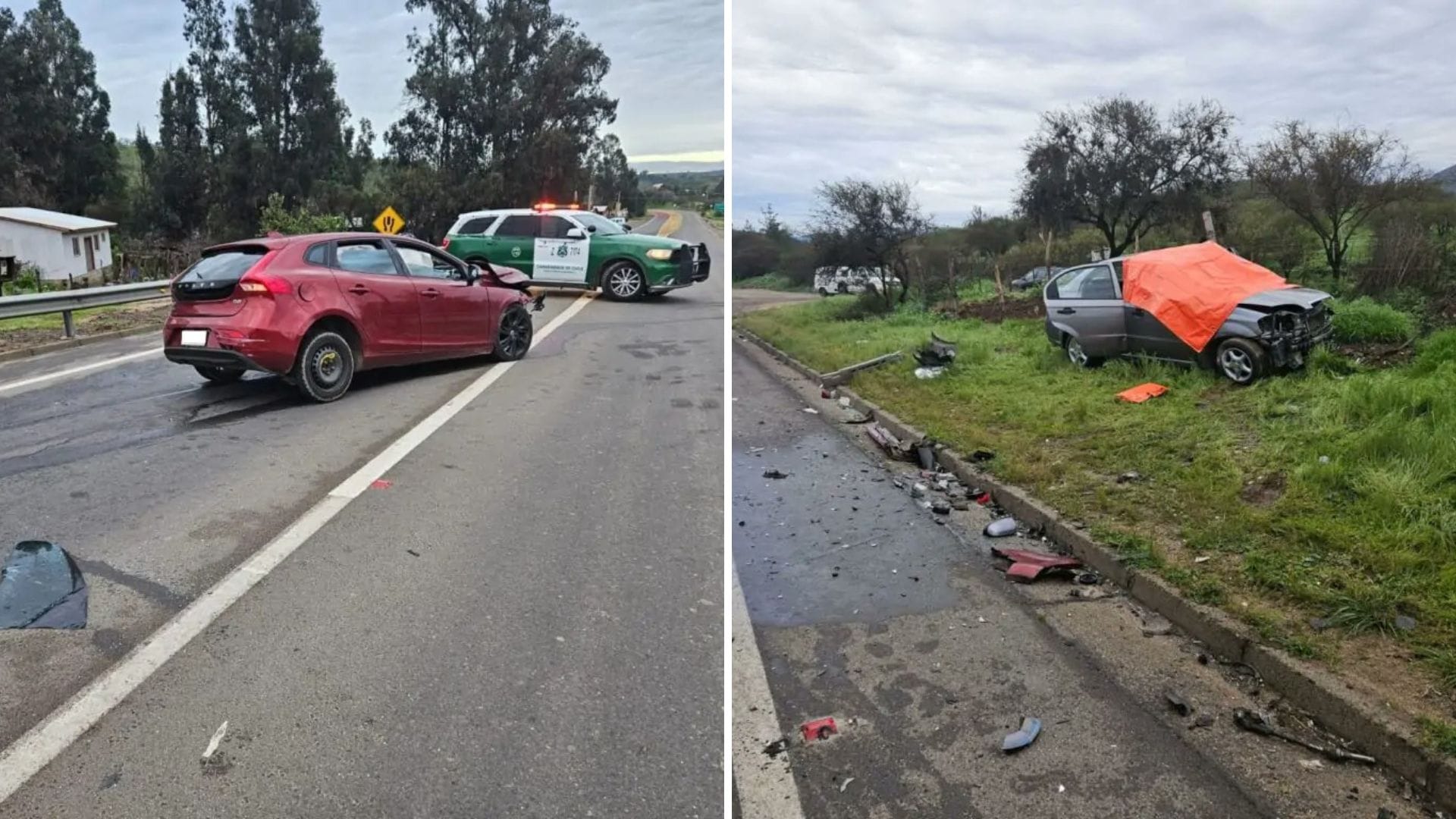 Colisión de alto impacto dejó una víctima fatal en Villa Alemana: Conductor se dio a la fuga