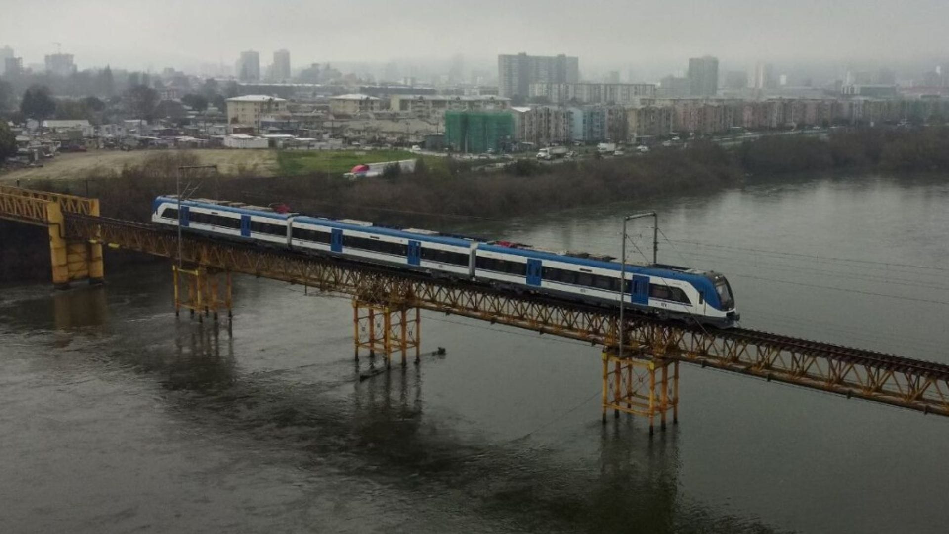 Se reanuda circulación de trenes por el Puente Ferroviario: Vuelven los servicios habituales entre Concepción y San Pedro de la Paz