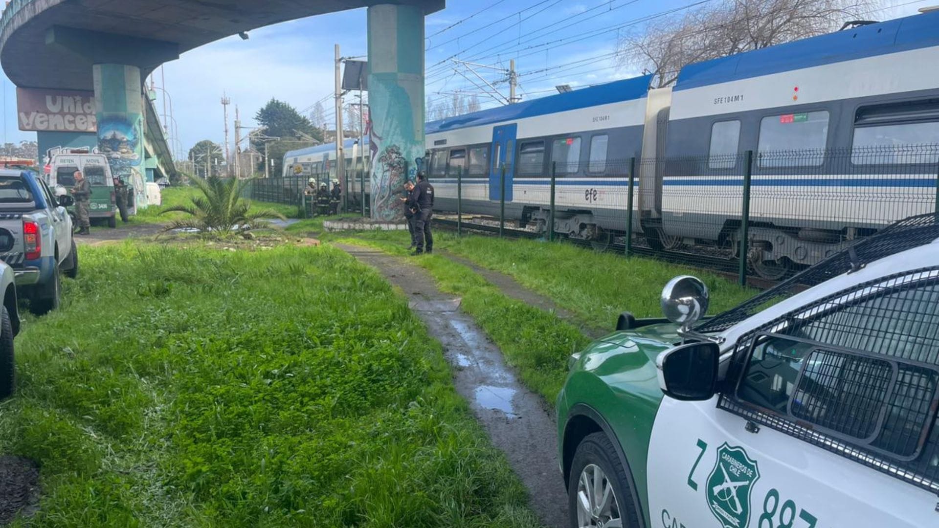 Accidente ferroviario en San Pedro de la Paz: Hombre muere atropellado por Biotrén