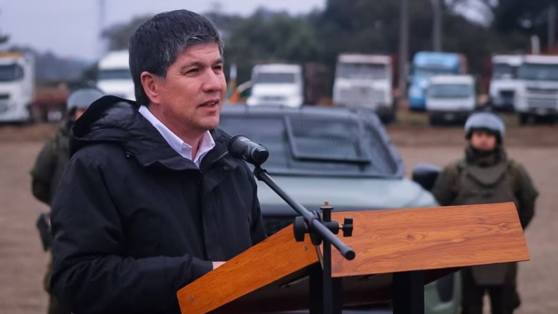 Gobierno instalará base militar en Traiguén tras atentado que arrasó con un predio de la comuna