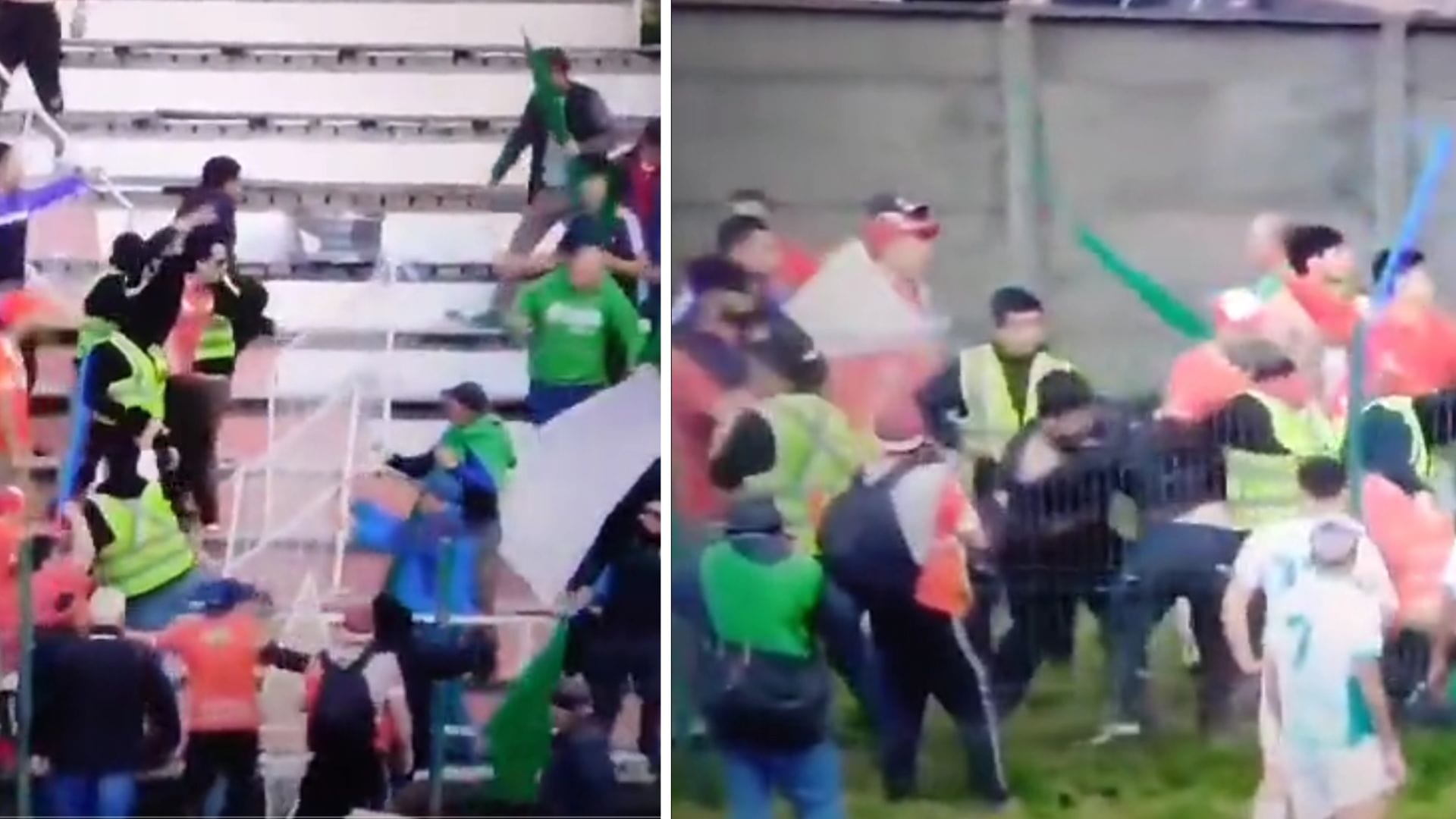 Violento enfrentamiento entre hinchas de Malleco y Constitución Unido tras duelo de la Tercera B