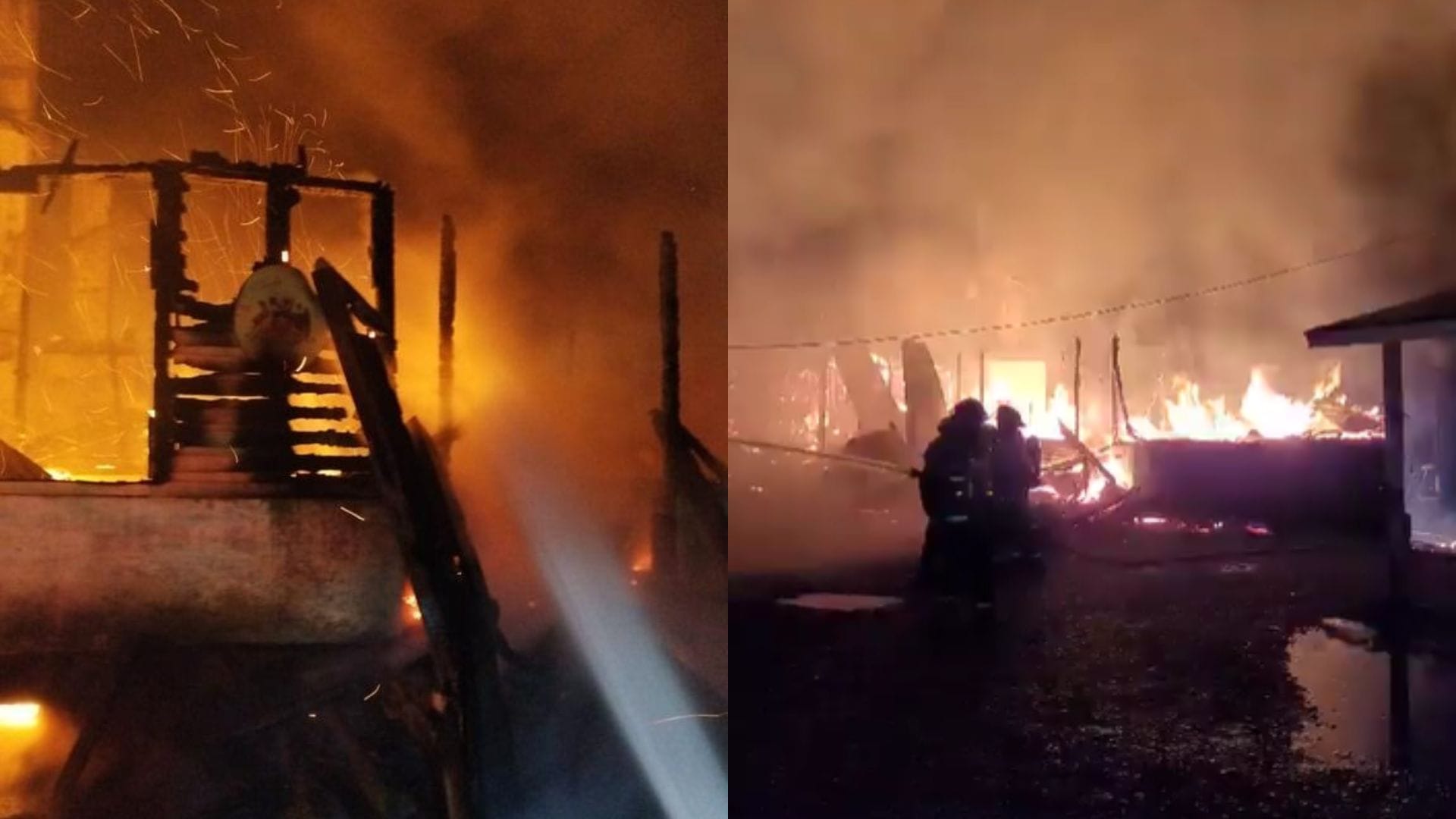 Escuela rural resultó completamente destruida: Reportan atentado incendiario entre Curacautín y Conguillío