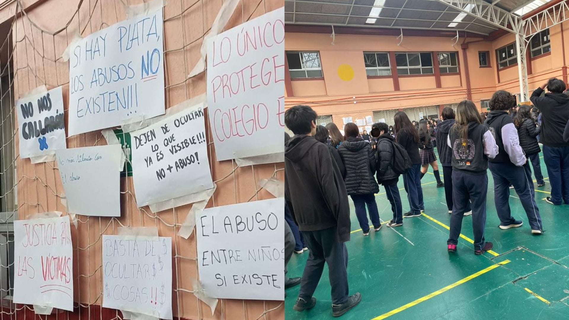 Estudiantes del Colegio María Inmaculada Concepción protestan ante presunto caso de abuso sexual entre alumnos