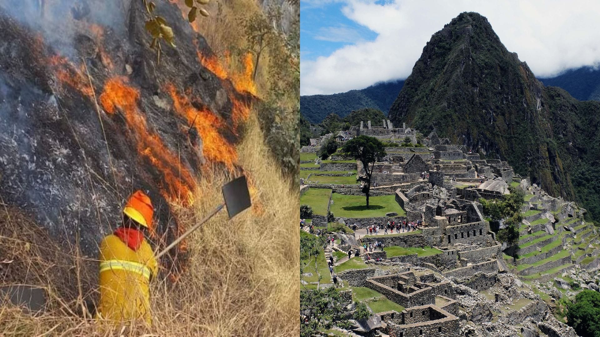 Incendio afecta al parque arqueológico de Machu Picchu en Perú: Van 120 hectáreas arrasadas