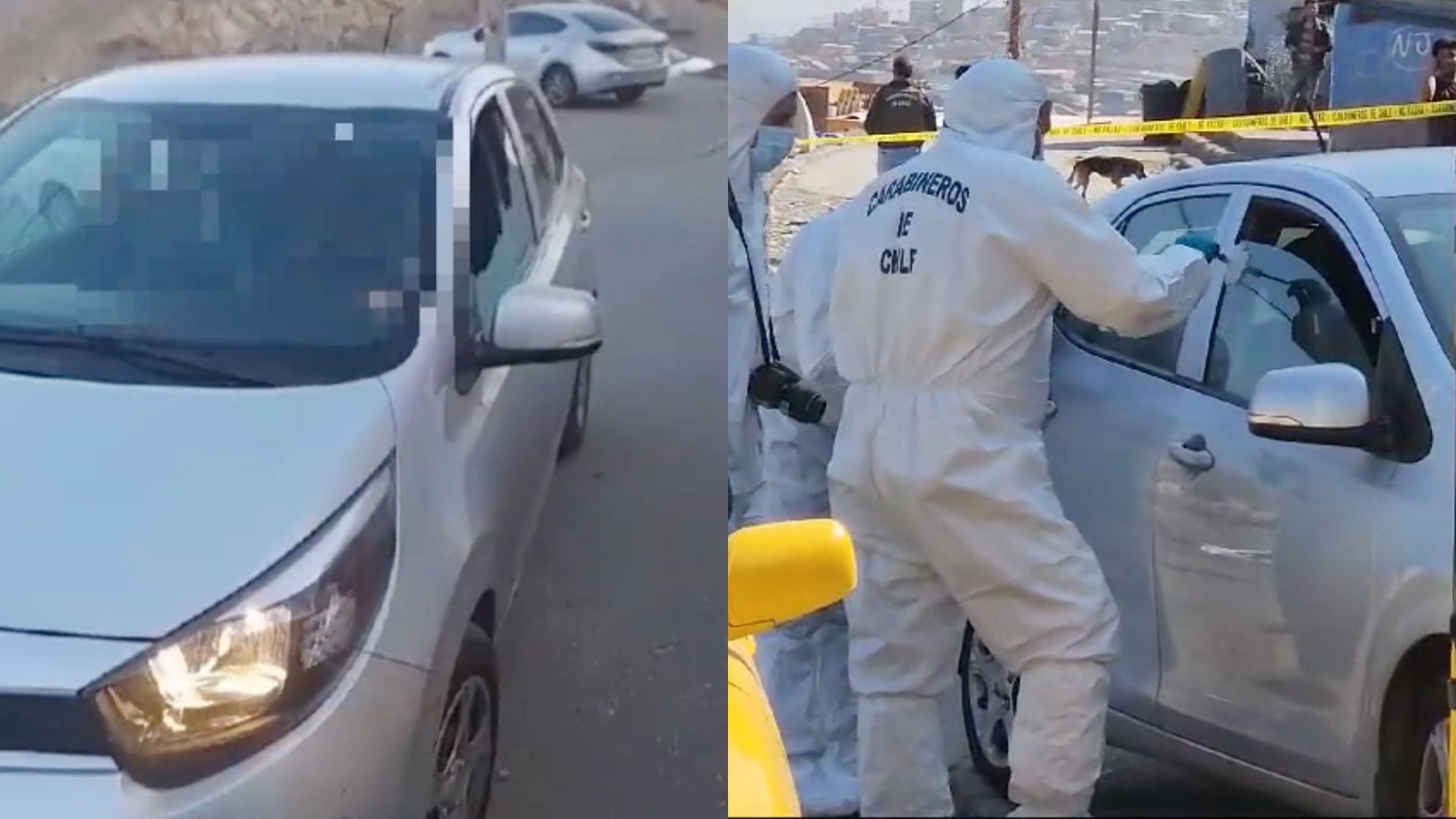 Tenía dos impactos de bala: Vecinos encuentran sin vida a un hombre al interior de un vehículo en el sector alto de Antofagasta