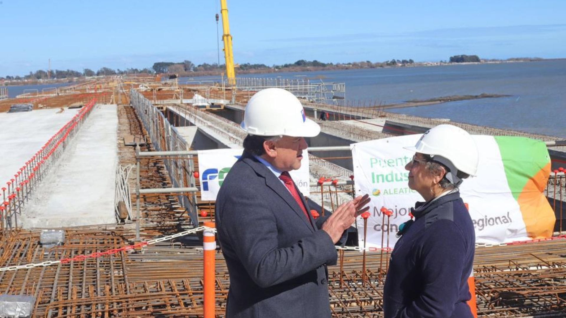 Conectará San Pedro de la Paz y Hualpén: Puente Industrial ya lleva el 50% de avance