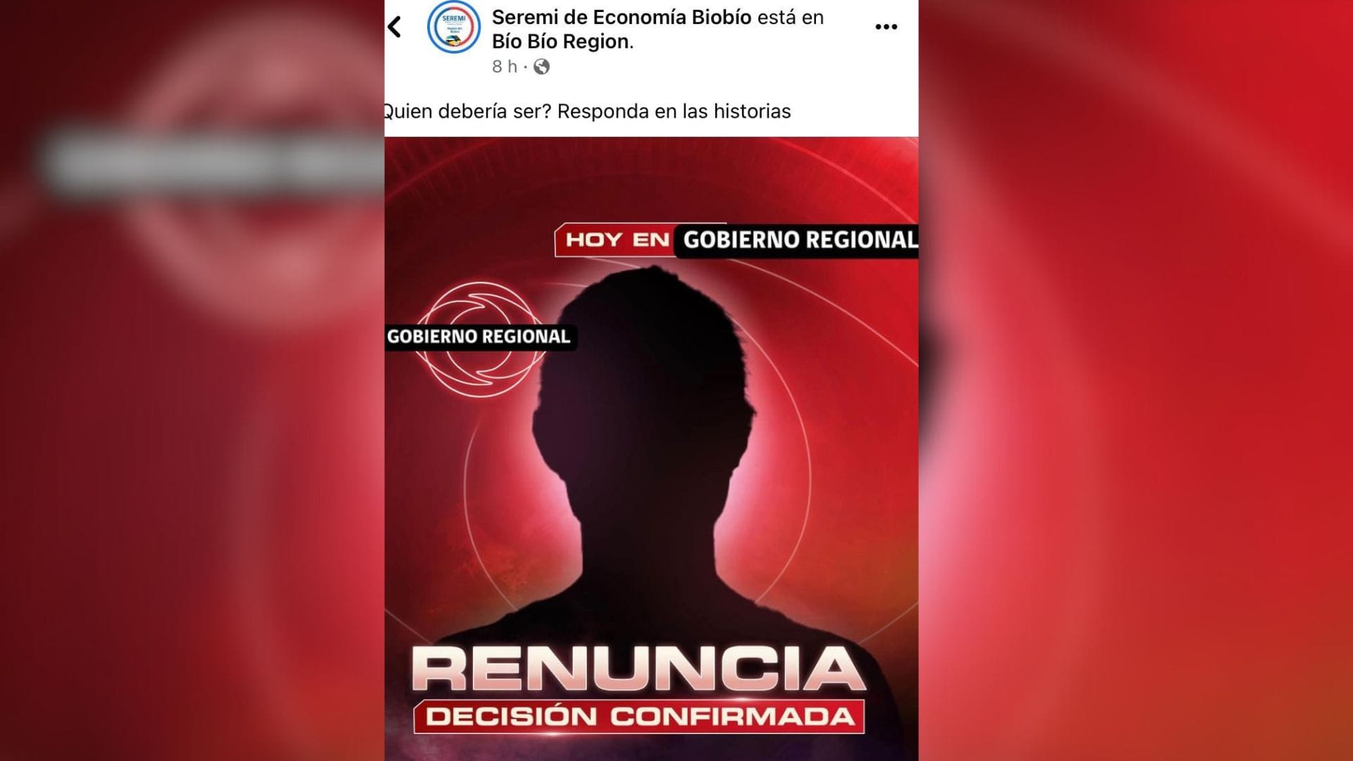 Por polémica publicación de “meme” aludiendo al Gore Biobío: Seremi de Economía pidió disculpas e inició investigación