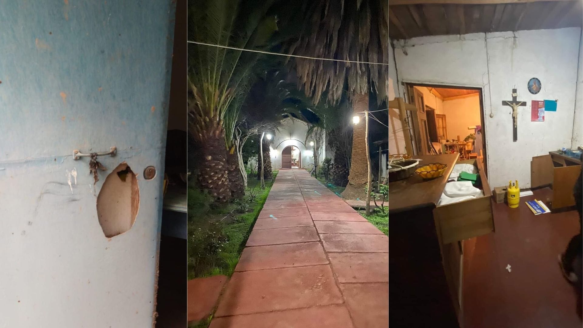 Los delató cirio encendido: Delincuentes profanaron parroquia en San Felipe robándose un cáliz