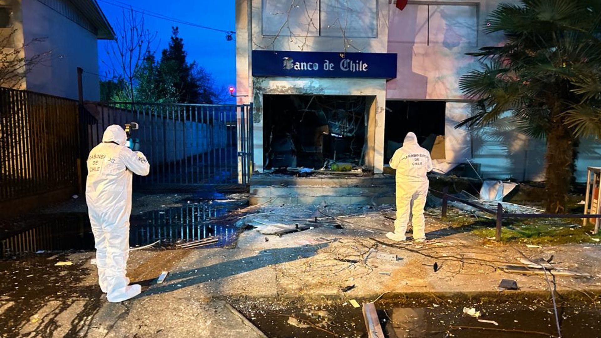 Detienen a sujeto que estuvo involucrado en explosión de cajero en Temuco: Terminó con lesiones graves