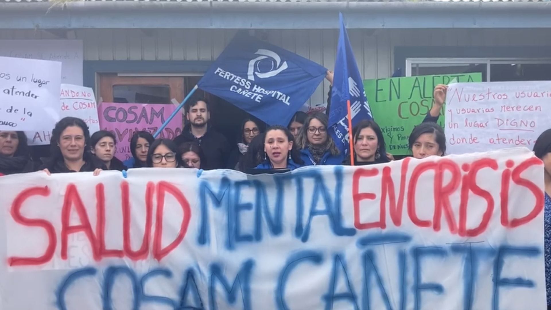 “Salud mental en crisis”: Cosam de Cañete se moviliza exigiendo mejoras en infraestructura