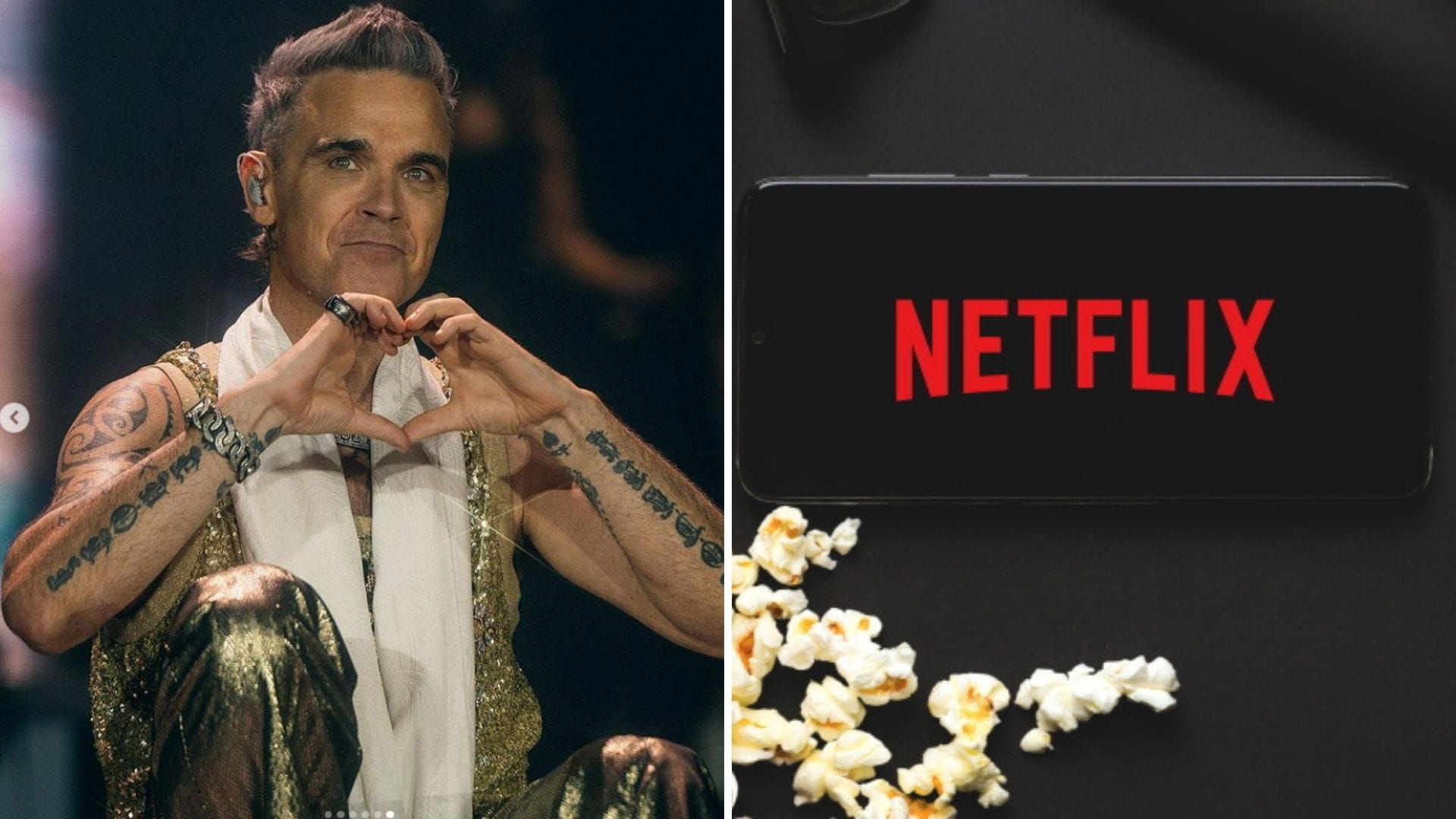 Una buena nueva para Netflix: Robbie Williams contará su historia en nueva serie documental 