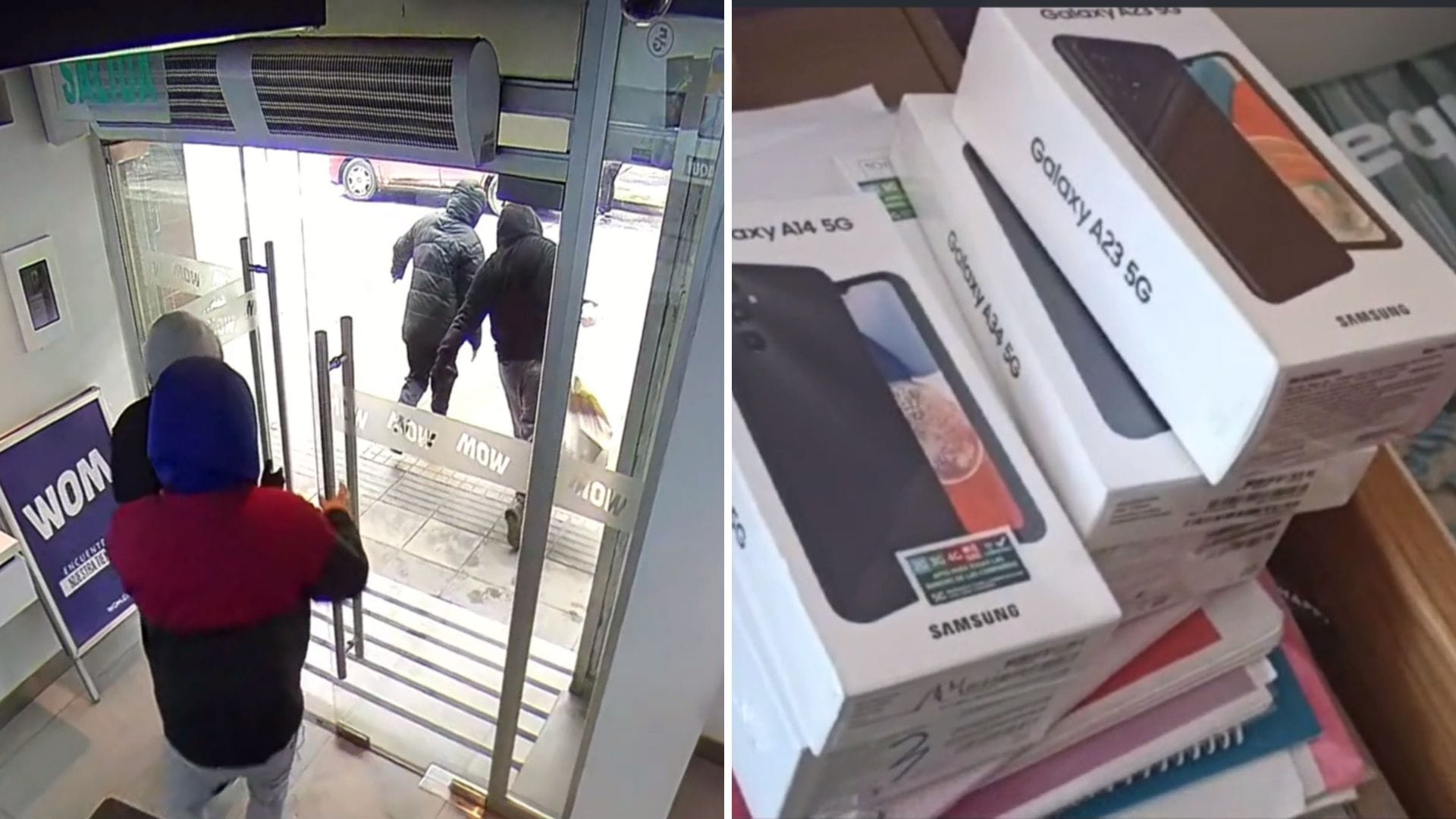 Detienen a tres mujeres tras millonario robo a sucursal de WOM en Lota