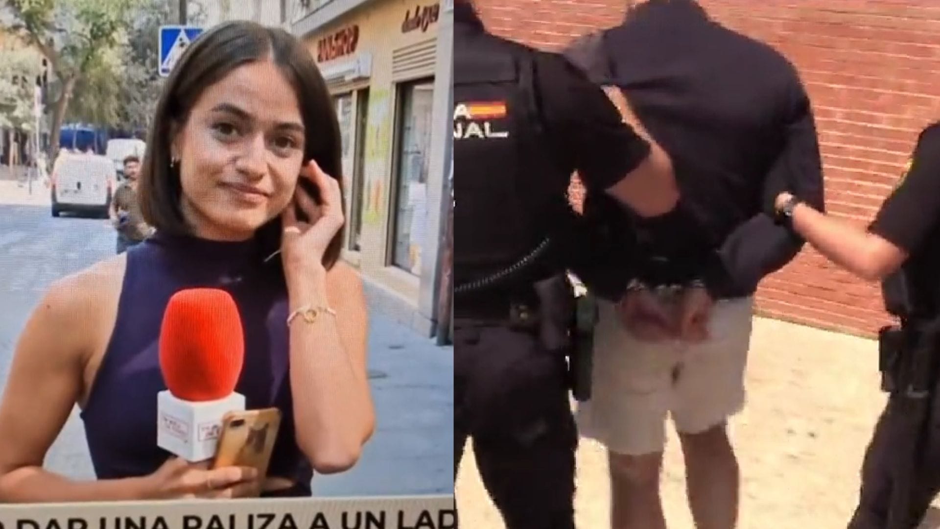 Hombre cometió agresión sexual a periodista española mientras despachaba en vivo