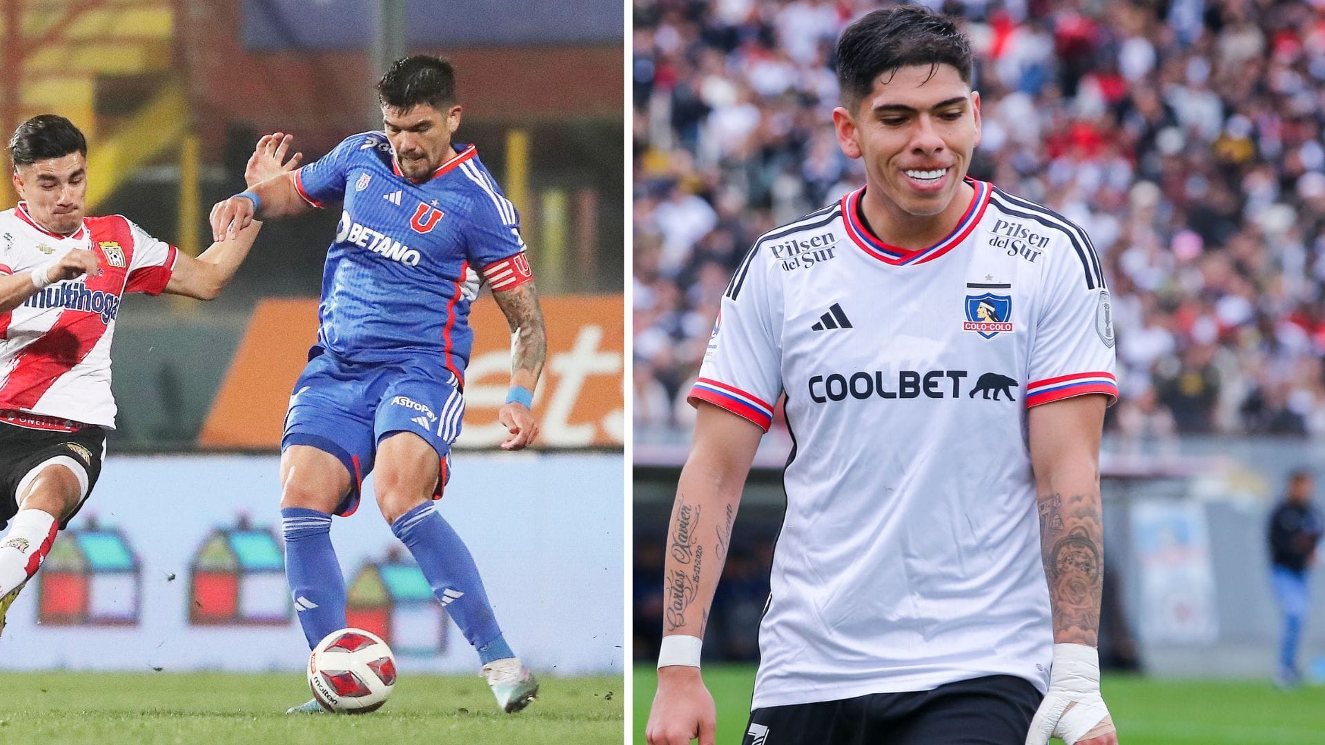 Confirmados los once: Conoce las alineaciones de la Universidad de Chile y de Colo Colo para el Superclásico