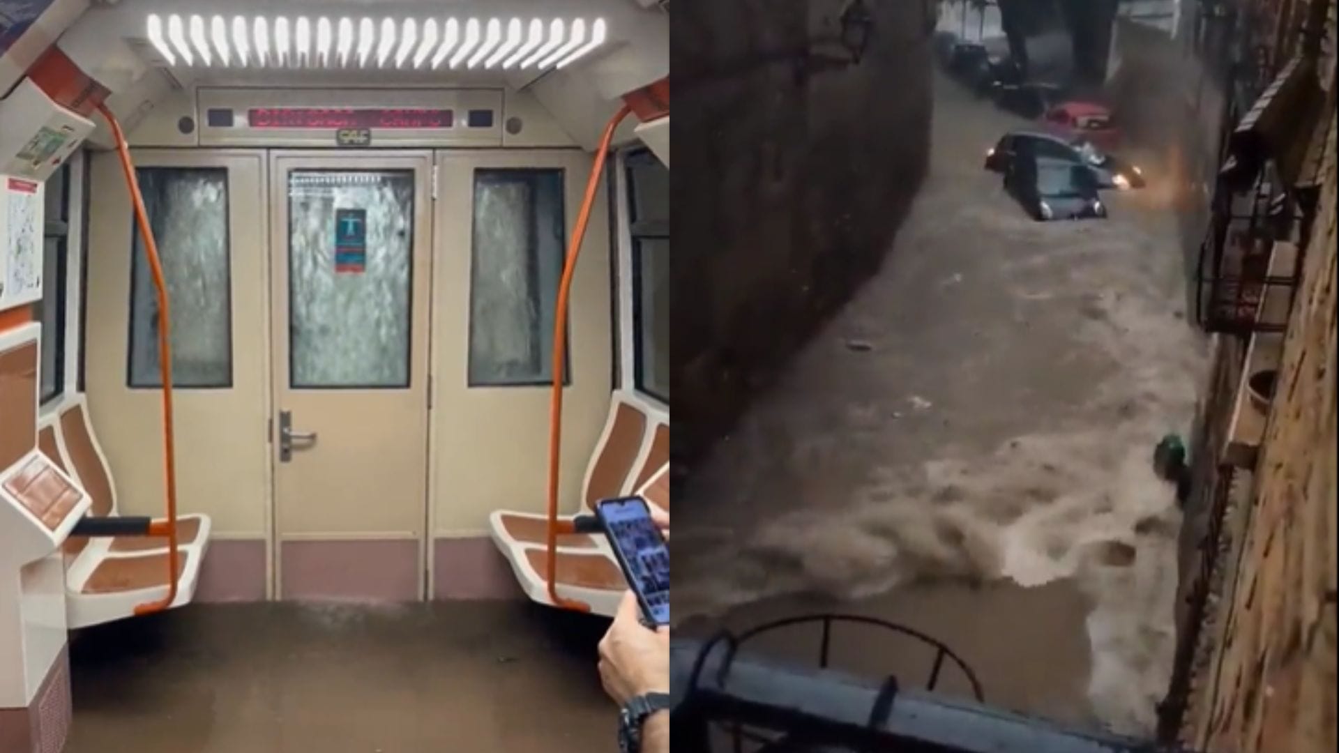 Se inundó un vagón del Metro de Madrid: Fuertes lluvias en España dejan fallecidos, desaparecidos y cuantiosos daños