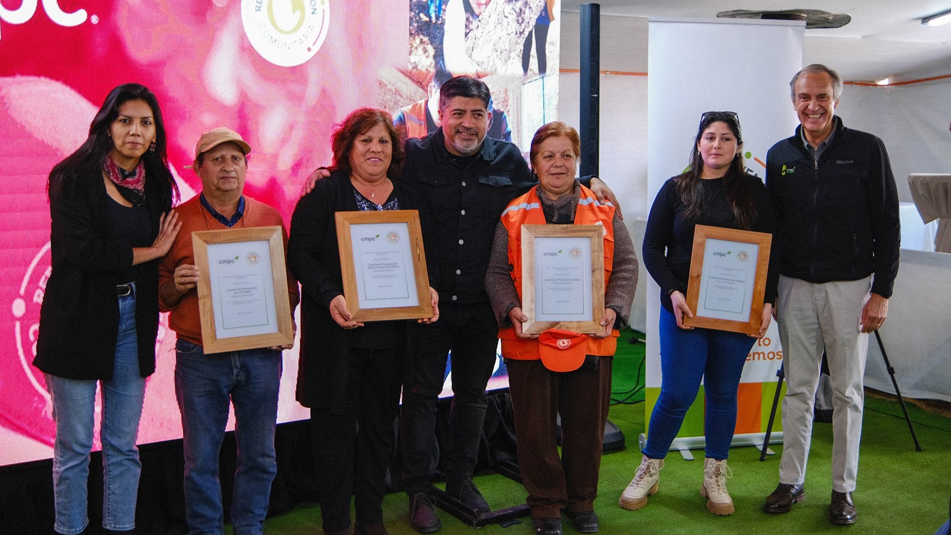 Red de Prevención Comunitaria formó su comité N° 100 en alianza con CMPC para combatir incendios forestales