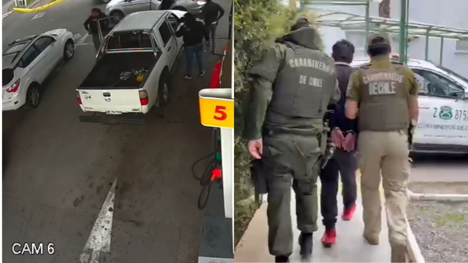Mantenía orden de arresto por homicidio ocurrido en 2021: Capturan a prófugo de la justicia en bencinera de Cerro Navia