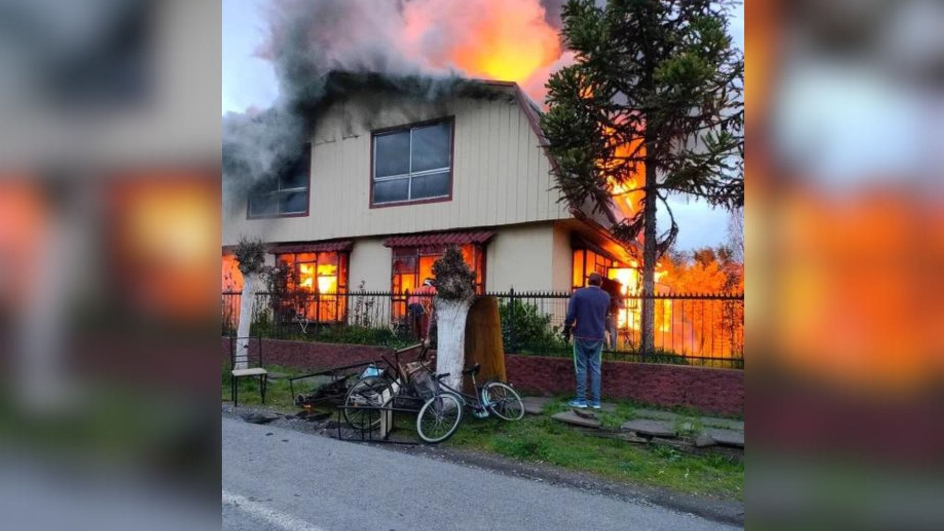 Tragedia en Talcamávida: Adulta mayor de 84 años fallece en incendio