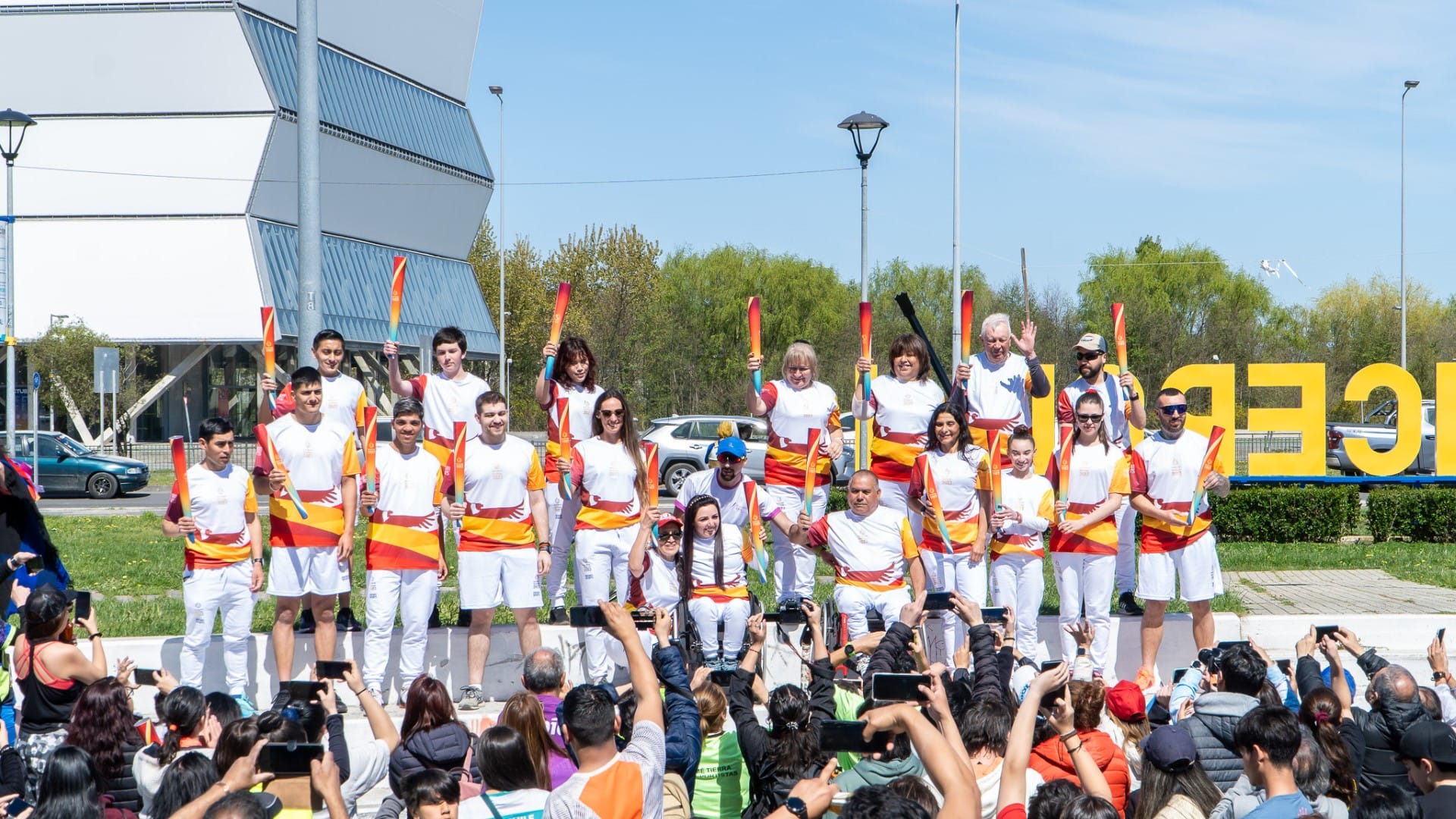 Autoridades del Biobío celebran el recorrido de la antorcha de los Panamericanos por el Gran Concepción