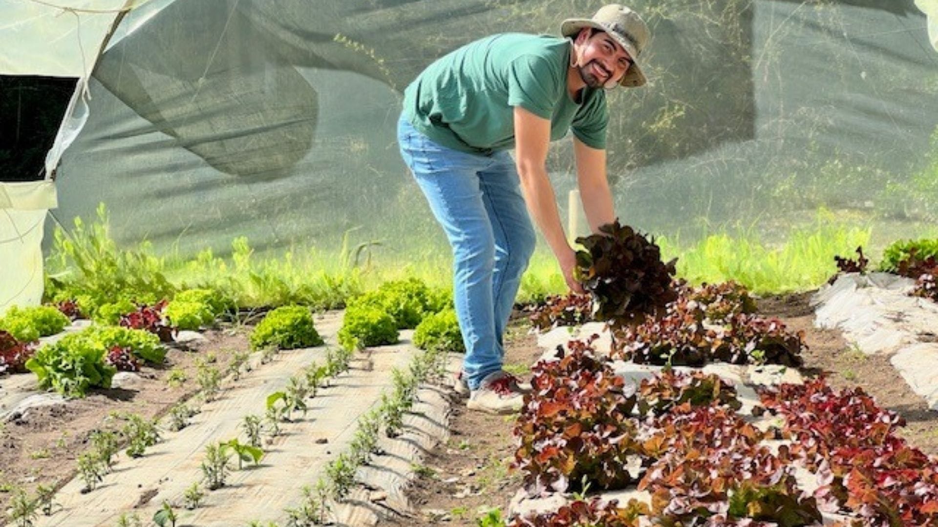 Joven emprendedor de Yumbel se posiciona en el mercado con sus flores y hortalizas