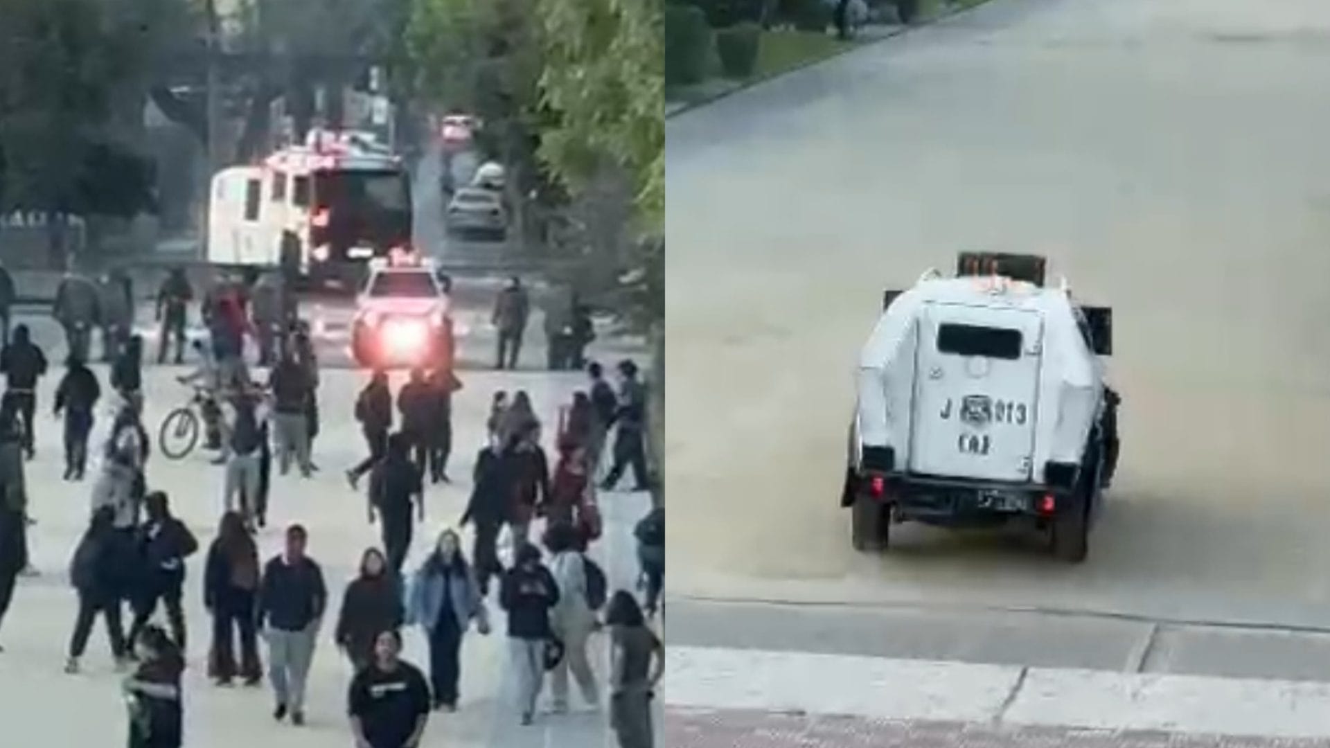 A cuatro años del 18-O: Carabineros ingresa al campus UdeC tras presencia de manifestantes