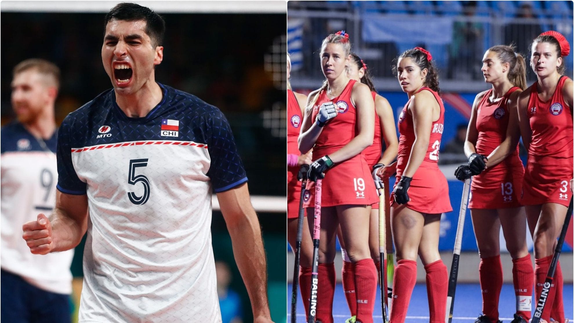 El vóleibol masculino y el hockey césped femenino dan alegrías en el cierre de la jornada de los Panamericanos
