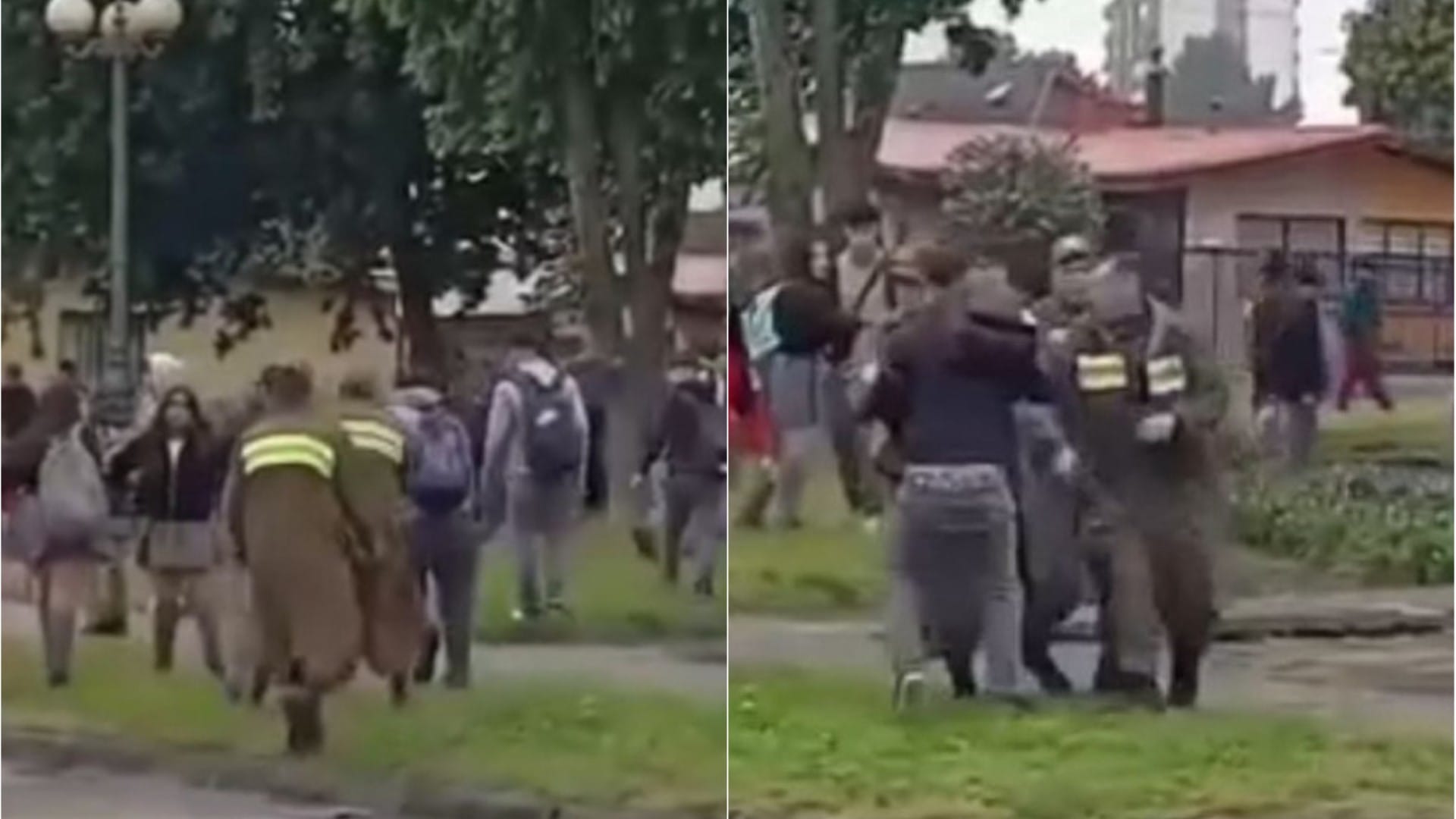Disparo de Carabineros y machete: Feroz riña afuera de sede PAES en San Pedro de la Paz