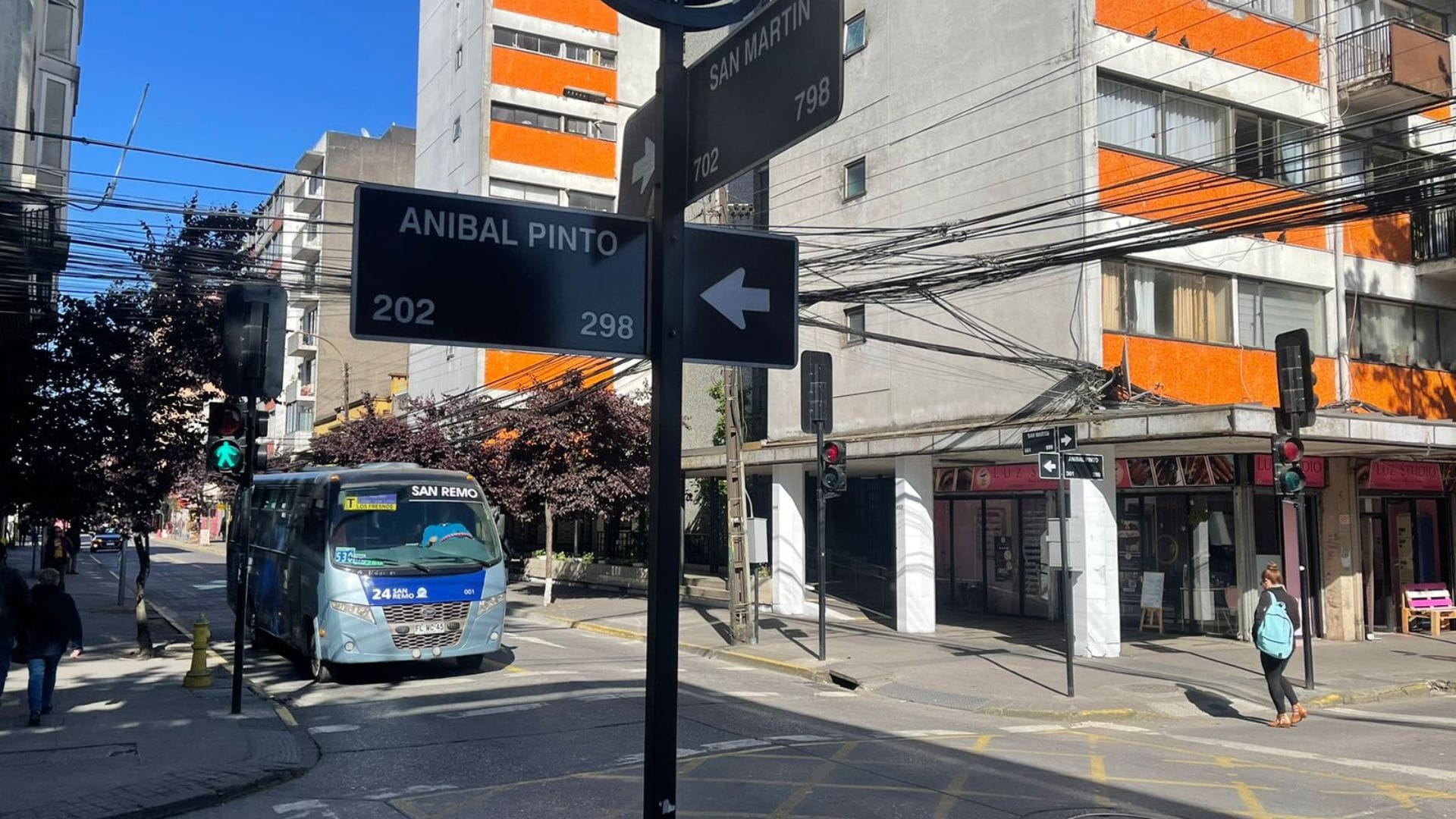 Volvió el tránsito a calle San Martín de Concepción