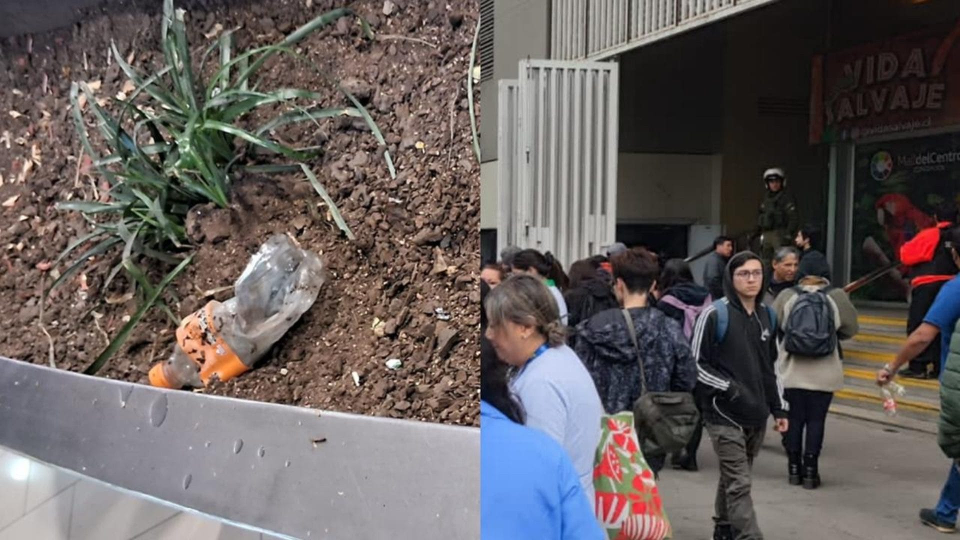 Confirman que 10 bombas de ruido explotaron en Malls del Gran Concepción