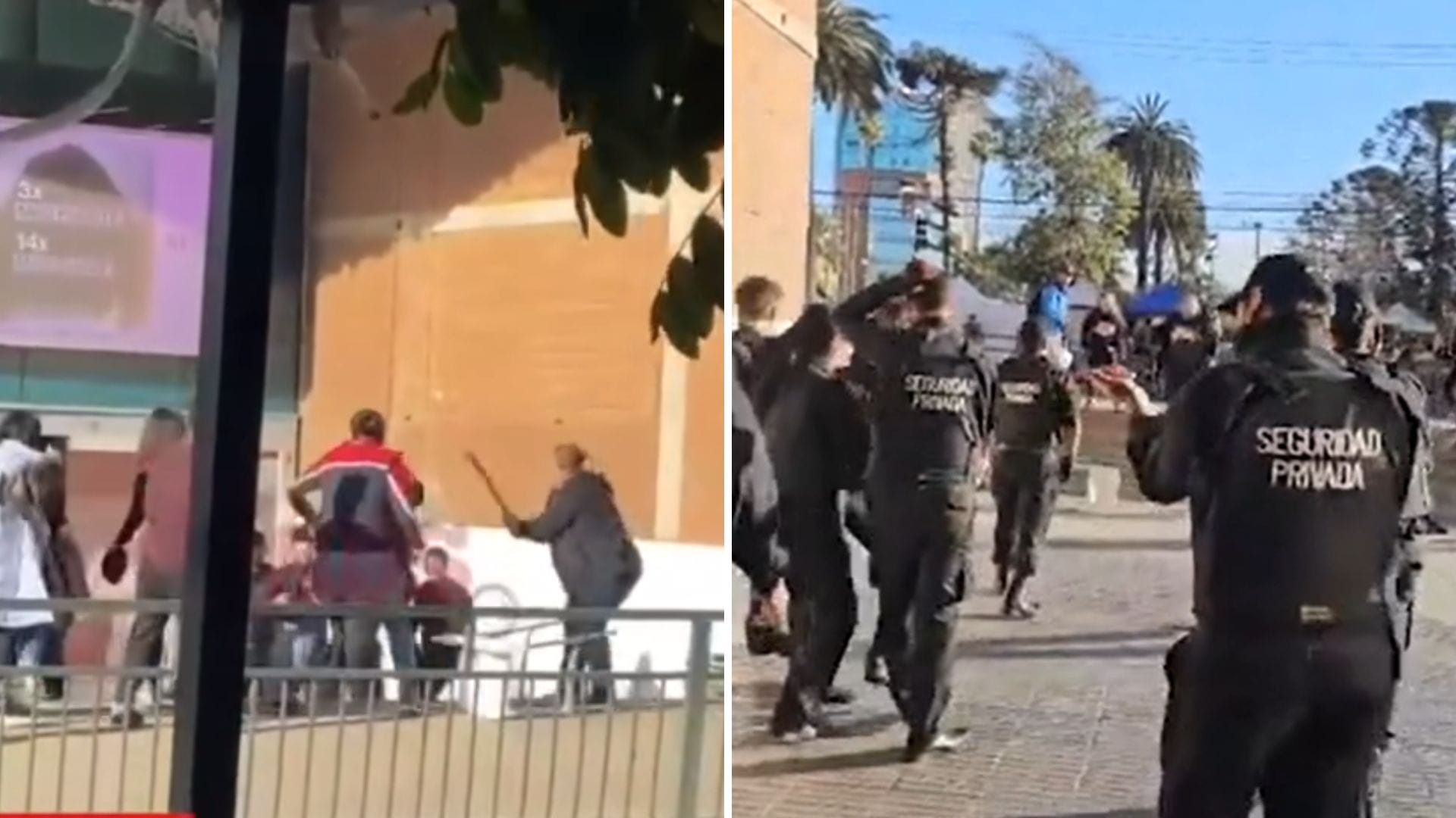 Mecheros atacaron con fierros a guardias de Mall Marina en Viña del Mar