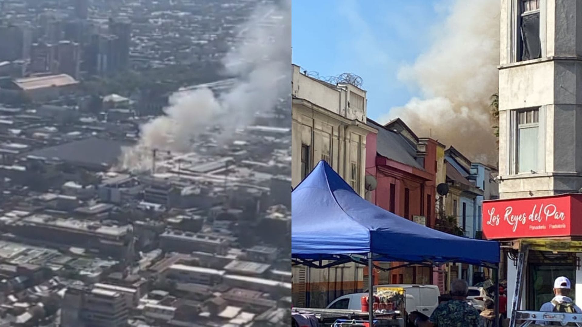 Recoleta: Incendio en edificio cercano a La Vega Central provocó la muerte de una persona