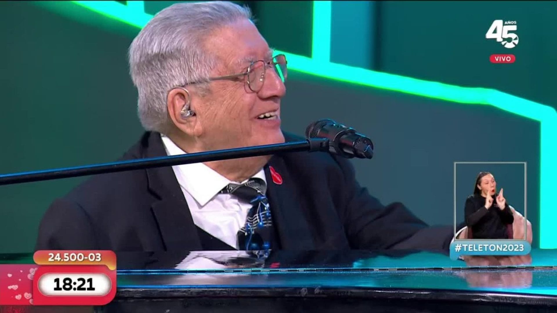 Emotiva presentación del “Tío Valentín” en la Teletón 2023
