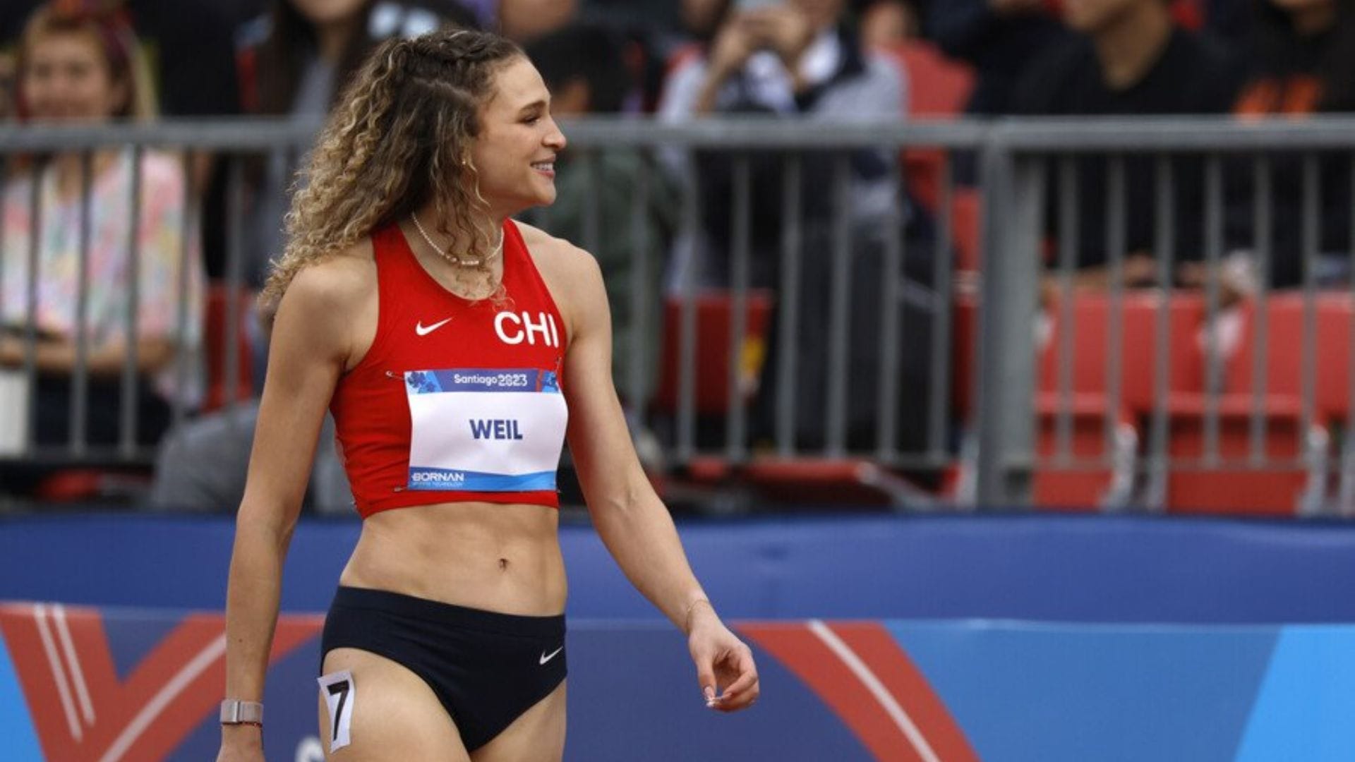 Martina Weil se quedó con la medalla de oro en los 400 metros planos de Atletismo
