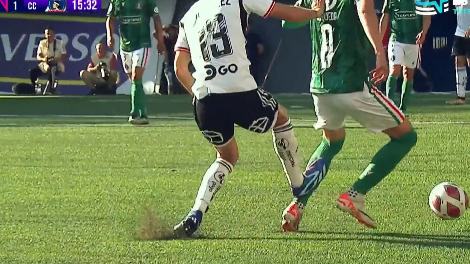 Por un feo planchazo: Bruno Gutiérrez fue expulsado y complicó a Colo Colo