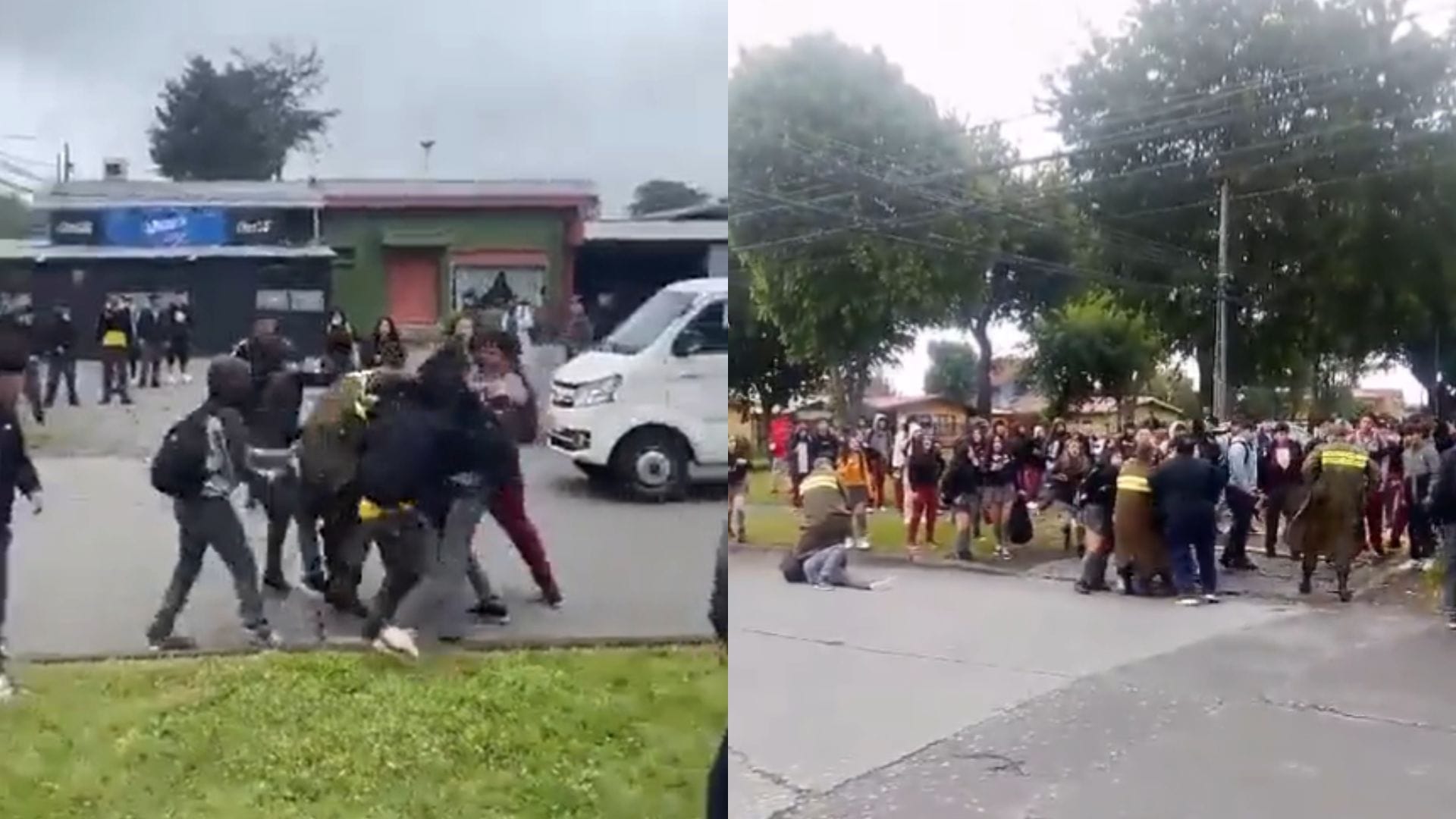 Formalizan a dos menores detenidos tras pelea con machete y disparo de Carabineros afuera de sede PAES en San Pedro de la Paz