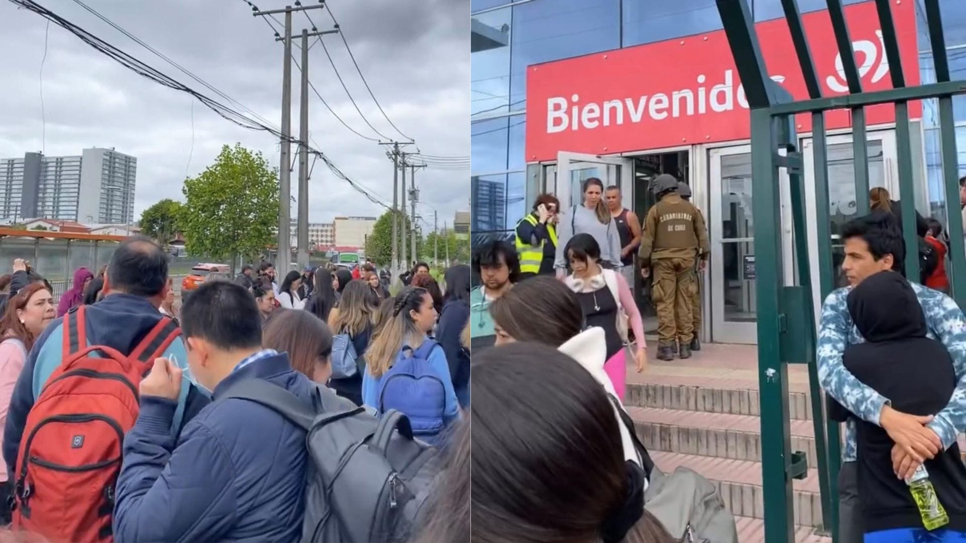 Múltiples detonaciones en el patio de comida obligan a evacuar el Mall Mirador Biobío de Concepción