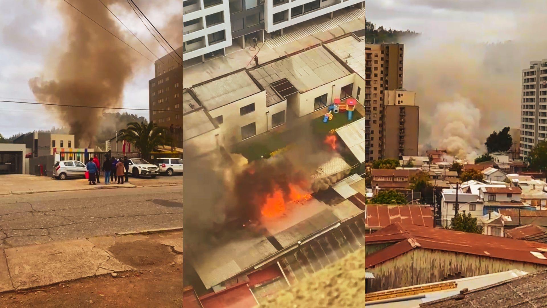 Incendio afecta a escuela Ego Sum para niños Síndrome de Down en Concepción