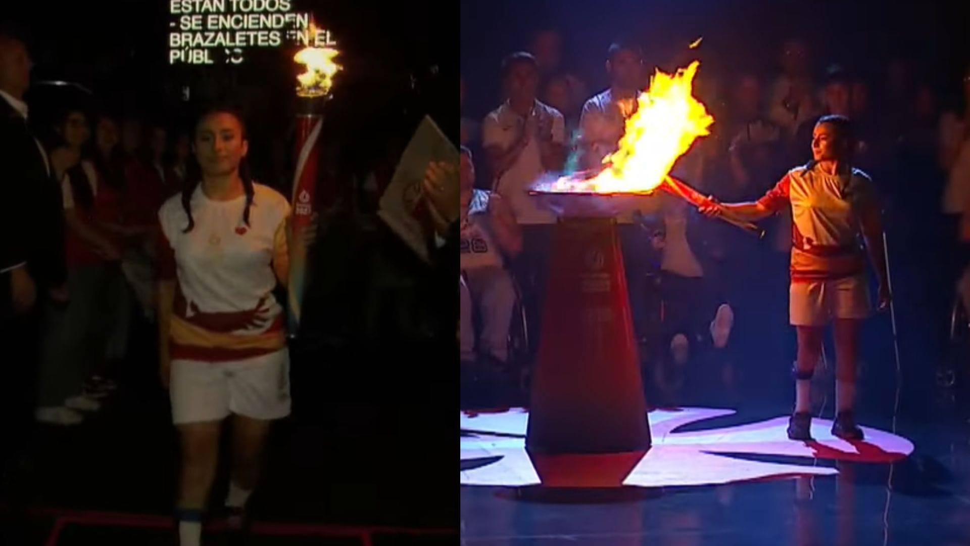 Teletón 2023: Su inicio estuvo marcado por la antorcha panamericana y presencia de deportistas de los Parapanamericanos