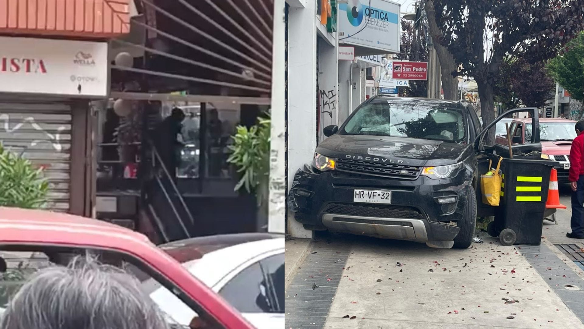 Asalto a joyería terminó en balacera: Tres sujetos se dieron a la fuga tras el robo y chocaron en Viña del Mar