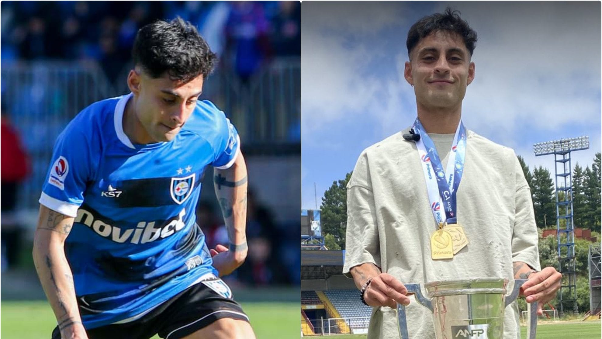 Javier Altamirano celebra en Talcahuano el título de Huachipato tras su paso en Argentina