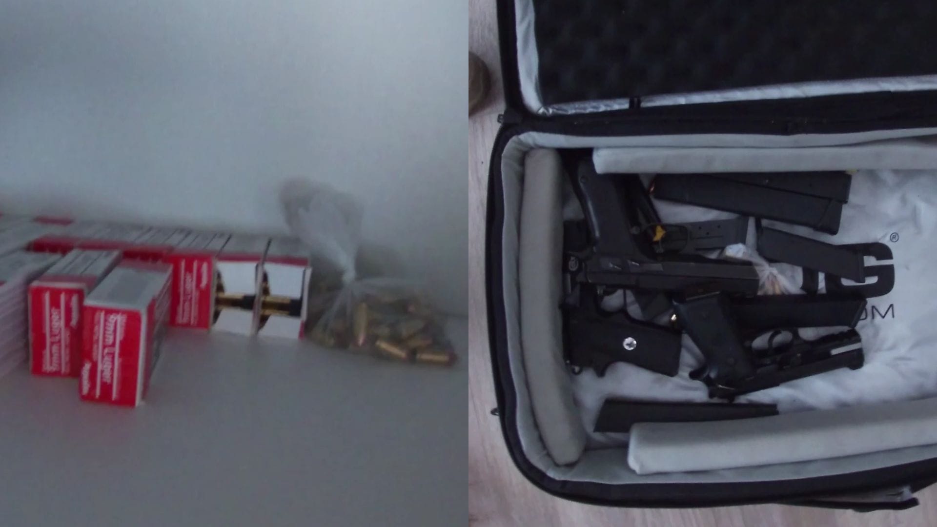 Video registra armas incautadas de la banda narcotraficante implicada en sicariatos en el Gran Concepción