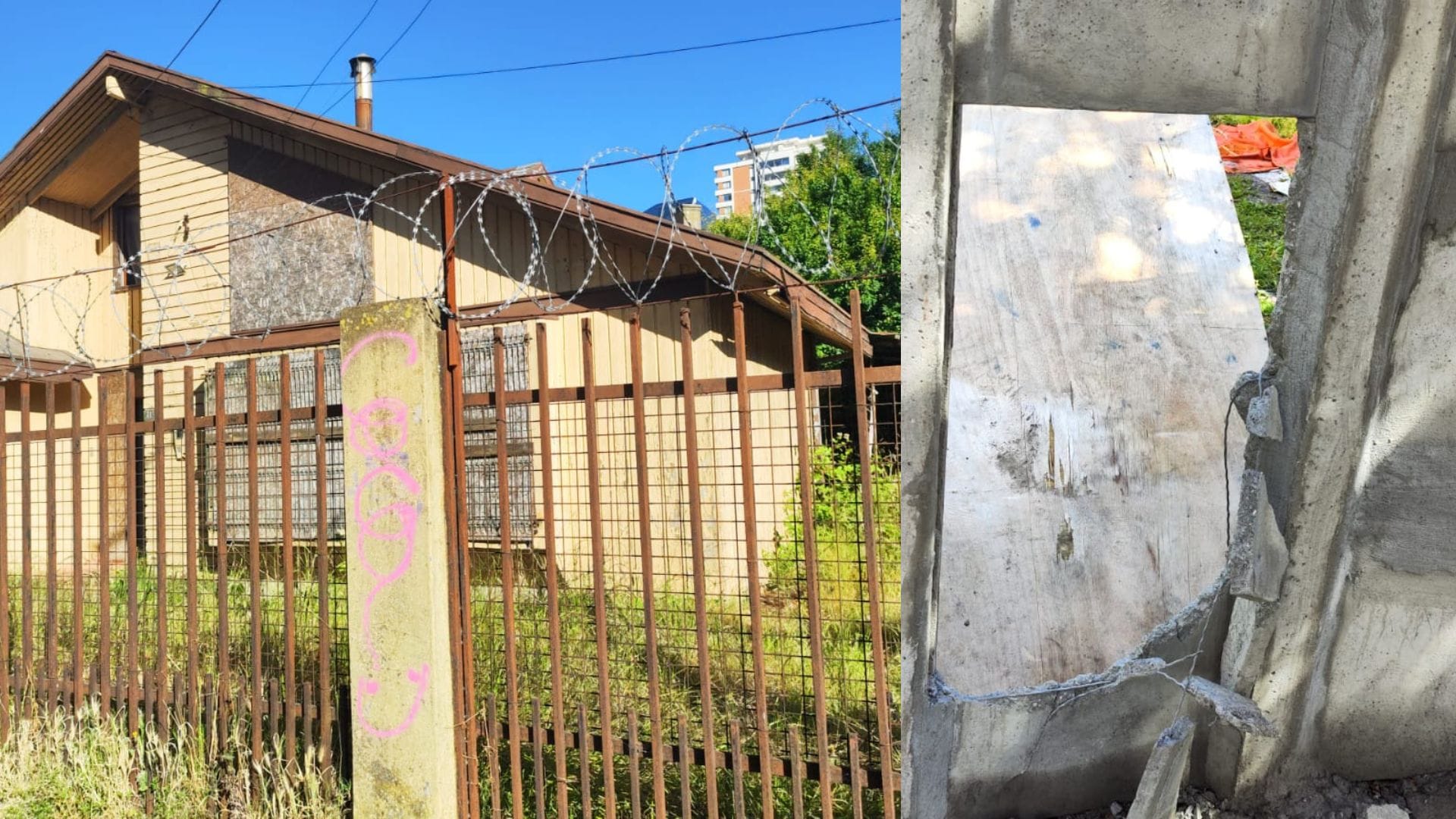 Desconocidos se volvieron a tomar casa fiscal de Cochrane en Concepción