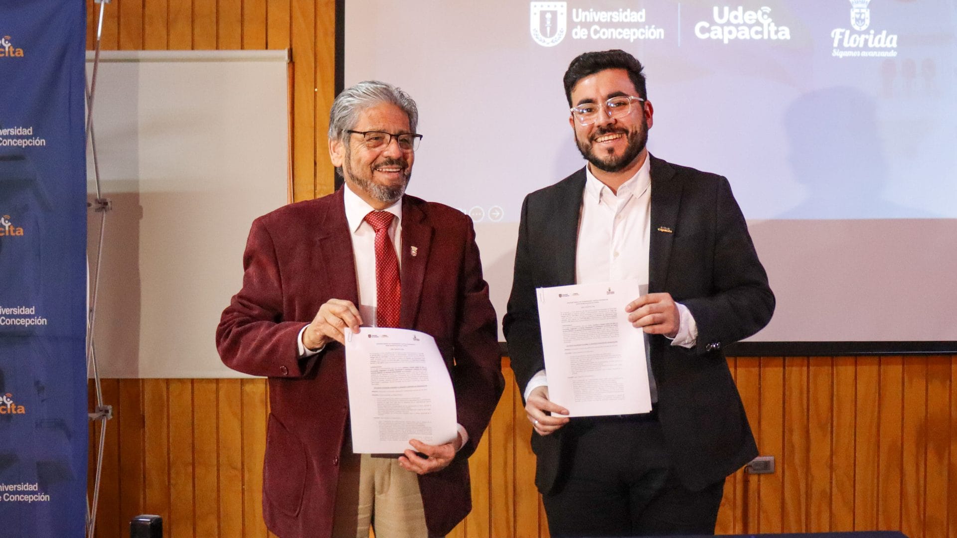 UdeC Capacita y municipio de Florida firman convenio de colaboración para impulsar innovación social y capacitación