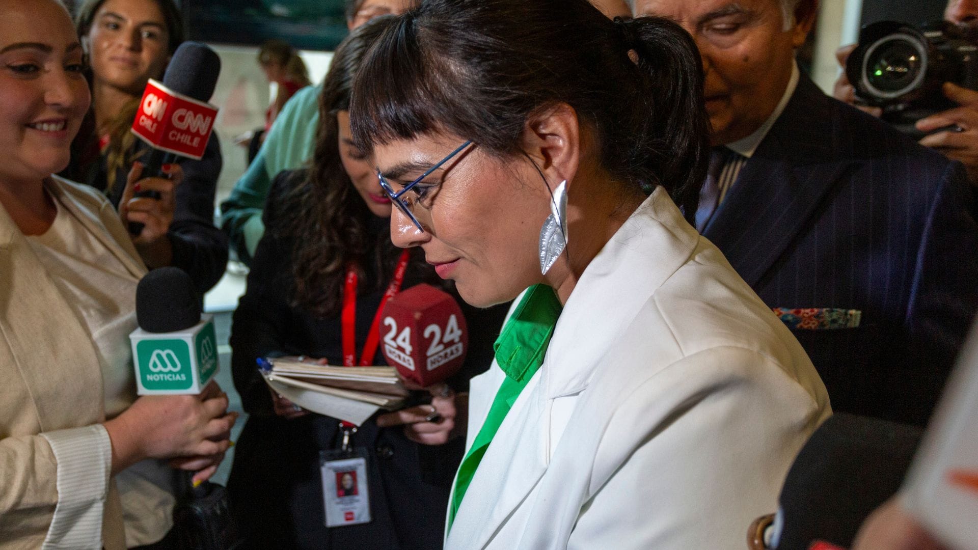 Karina Oliva defendió su inocencia: Aseguró que recibió un trato violento desde Comunes