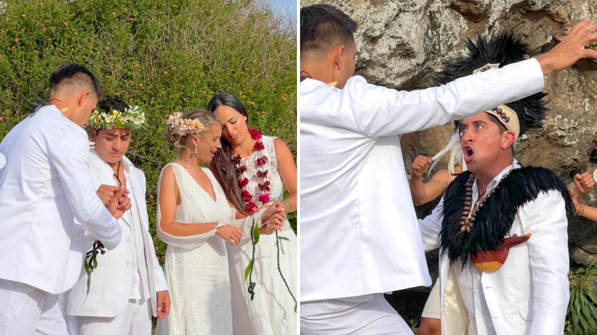 ¡Fue en Rapa Nui! Fernando Godoy y Ornella Dalbosco celebraron su matrimonio