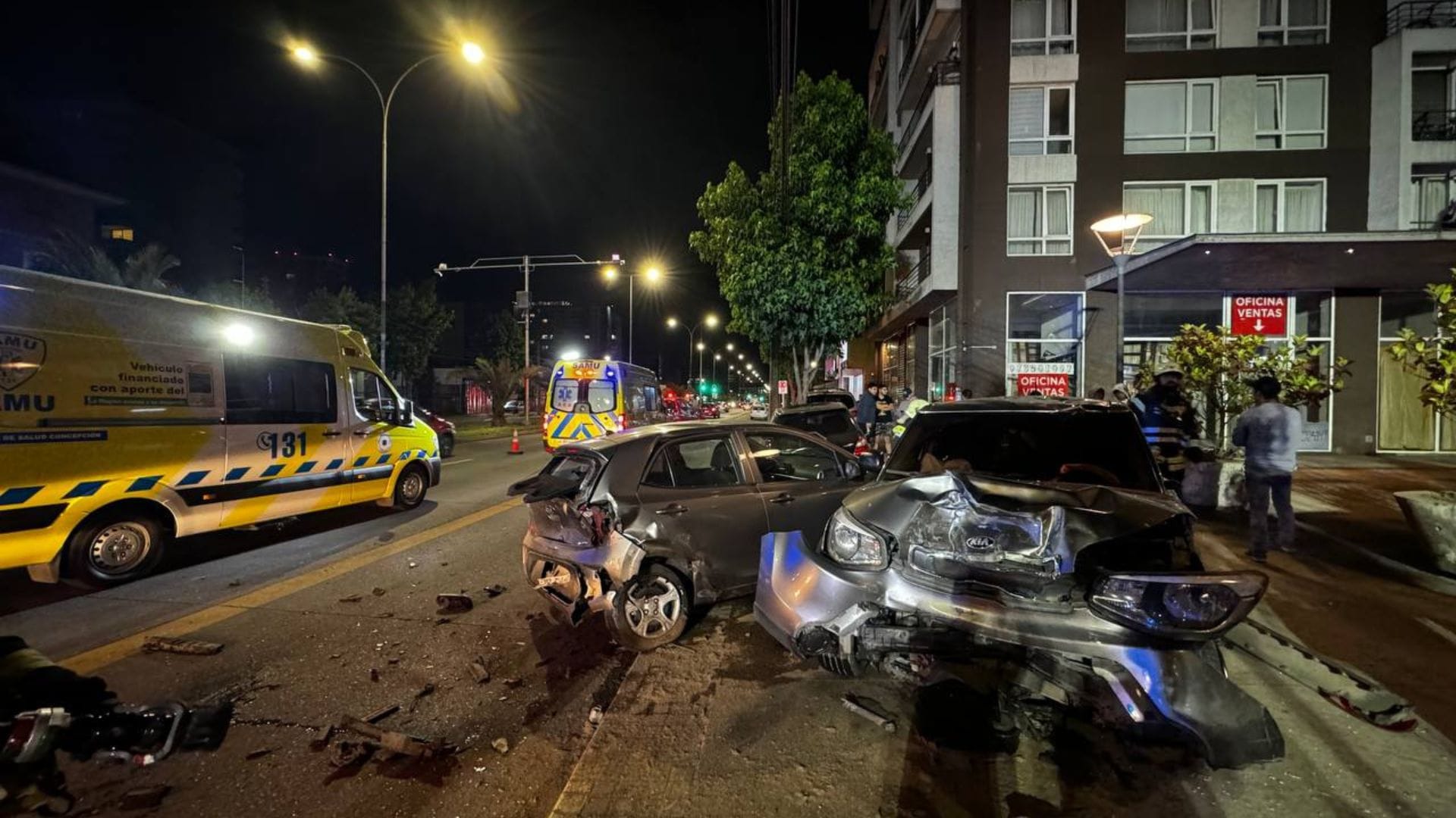 La feroz colisión vehicular que se registró en Avenida Los Carrera