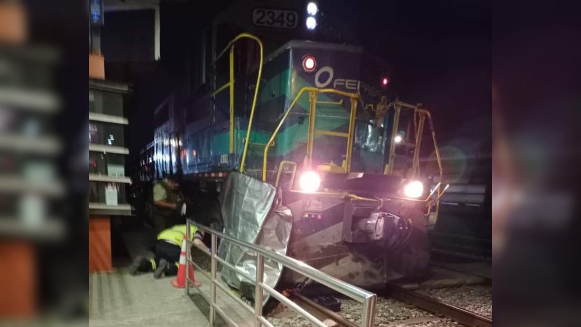 Persona en silla de ruedas fallece tras ser atropellada por tren de carga en Chiguayante