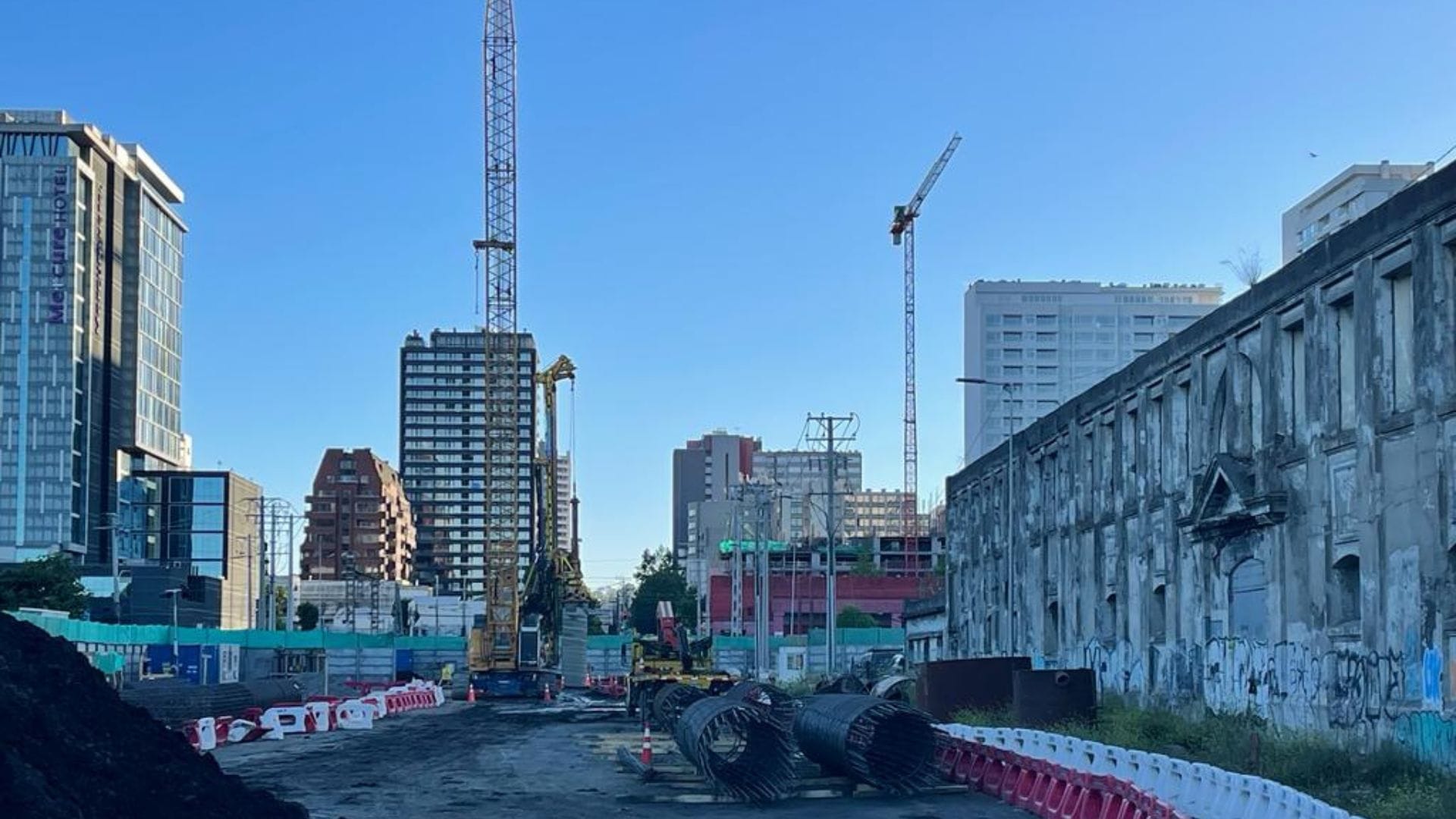 Parece que ahora sí; avanzan trabajos para terminar el puente Chacabuco de Concepción